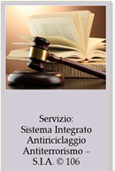 Sistema integrato antiriciclaggio